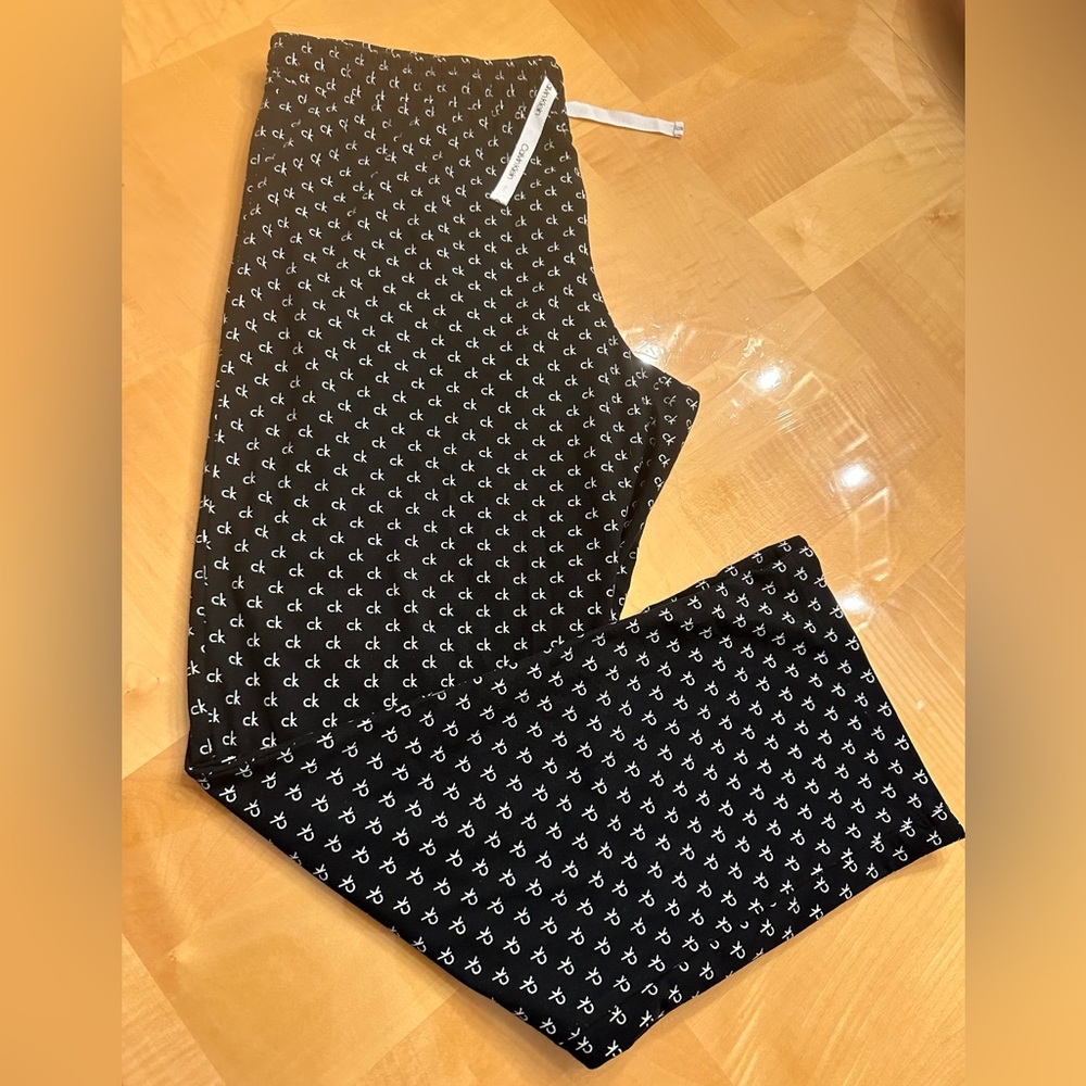 Calvin Klein black soft fleece pajamas pants